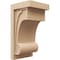 Ekena Millwork 12"W x 12"D x 24"H Wide Alma Rough Cedar Woodgrain TimberThane Corbel, Primed Tan CORUR12X12X24ALMRCPR - alternate 1